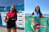 Dos cartageneras brillan en el Europeo de remo de mar