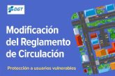 Entra en vigor la reforma del Reglamento de Circulación para reforzar la protección de los usuarios vulnerables