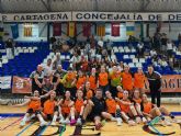 El balonmano femenino de Cartagena logra una victoria en su debut en Honor Plata