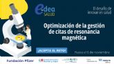 La Fundaci�n Pfizer y el Instituto Ram�n y Cajal de Investigaci�n Sanitaria buscan soluciones innovadoras para hacer m�s eficiente la gesti�n de citas de resonancia magn�tica nuclear