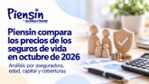 Piensin compara los precios de los seguros de vida de las principales aseguradoras en octubre de 2026