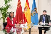 La alcaldesa de Alhama de Murcia y el presidente regional abordan en San Esteban las necesidades del municipio