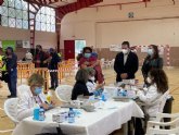 El alcalde de Mula y la concejala de Sanidad visitan el punto de vacunación