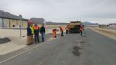 Fomento inicia una campaña de reparacin de daños en 33 kilmetros de la red regional de carreteras