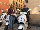 Una empresa local se suma al objetivo de consolidar la Murcia sostenible con un nuevo sistema de alquiler de motos elctricas