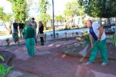 El Ayuntamiento continua con los trabajos de mejora en parques y jardines del municipio