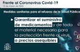 El presidente afirma que el Gobierno no escatimará esfuerzos para reducir al máximo las consecuencias sociales y económicas del coronavirus