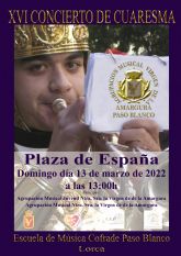 Concierto de Cuaresma blanco en la Plaza de España