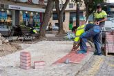 Infraestructuras lleva a cabo el arreglo de 20 calles por donde discurrirn las procesiones de Semana Santa