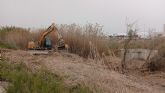 La Confederación Hidrográfica del Segura ejecuta las obras de restauración y laminación en la cañada de Morcillo en Molina de Segura