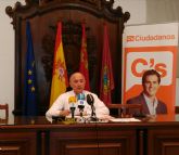 Antonio Meca pidió ayer en pleno monográfico la dimisión de Francisco Jódar,  Alcalde de Lorca
