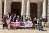Minuto de silencio en Cartagena por la mujer asesinada en Murcia
