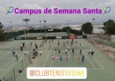 Finaliza el Campus de Semana Santa en el Club de Tenis Totana