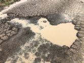 El Ayuntamiento de Lorca proceder al arreglo de los caminos asfaltados de titularidad municipal afectados por las lluvias