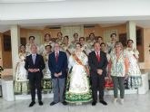 La Reina de la Huerta y su corte de honor visitan la Asamblea Regional