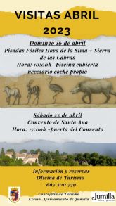 Las pisadas fósiles de Hoya de la Sima y el convento de Santa Ana, próximos destinos de las visitas guiadas de Turismo