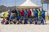 El Complejo Deportivo acogi el triangular clasificatorio de ftbol playa para la Copa RFEF