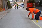 Desarrollo Sostenible prueba un nuevo aglomerado asfaltico en el entorno de la Plaza de la Merced y calle Beatas