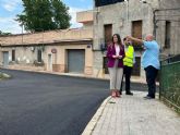 El Ayuntamiento de Murcia refuerza el firme en la calle Los Torres de La Arboleja para mejorar la seguridad vial