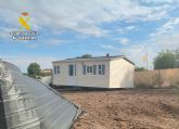 La Guardia Civil recupera una casa prefabricada, robada en Campos del Río