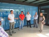 Los agricultores y las empresas vinculadas a las energas renovables del municipio visitan una instalacin de riego fotovoltaica