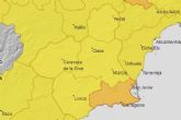 Aviso naranja por tormenta y granizo hoy mircoles en Cartagena y comarca