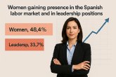 La contrataci�n de mujeres en Espana alcanza el 48,4%, pero su presencia en la alta direcci�n sigue estancada, seg�n LinkedIn
