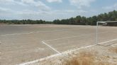 El Ayuntamiento de Lorca refuerza el mantenimiento de las instalaciones deportivas al aire libre en las pedanas