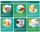 El Ayuntamiento recuerda las medidas de autoproteccin ante las altas temperaturas previstas para mañana en el municipio que se encuentra en riesgo extremo de incendios forestales