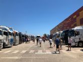 Decenas de camiones participan en las actividades de San Cristóbal