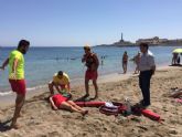 Los fallecimientos por ahogamiento en playas se reducen a la mitad con respecto al mismo perodo del pasado año