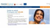 Salud recomienda extremar las precauciones ante la ola de calor prevista en la Regin este fin de semana