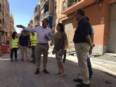 Las obras de renovacin urbana de barrio de Los ngeles  Apolonia avanzan a buen ritmo, habindose ejecutado ya el 65% de los trabajos