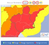Proteccin Civil alerta del peligro muy serio de inundaciones y riadas en la Regin de Murcia