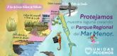 Unidas Podemos pone en marcha una página web en la que explica cómo se configuraría el Parque Regional del Mar Menor