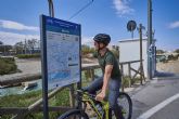 Turismo completa la senalizacin del tramo de la ruta cicloturista EuroVelo en la Regin