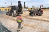 Comienza la quinta obra del Plan Csped en el campo de La Aljorra