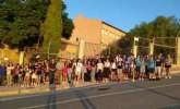 Manifestación en Mula ante la falta de transporte por parte de la Consejería de Educación