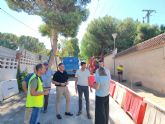 Avanzan a buen ritmo las obras de la segunda fase de instalacin de canalizaciones para el soterramiento de la lnea area de alta tensin del Barrio de Los Vientos