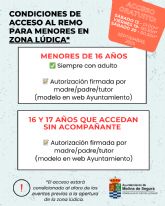 La Concejala de Fiestas Locales informa sobre las condiciones de acceso de menores de edad a la zona de barras del REMO durante las Fiestas Patronales 2025 de Molina de Segura