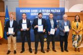 Lpez Miras y las organizaciones agrarias firman un frente comn para reclamar una PAC justa con la Regin de Murcia
