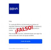 CONSUMUR alerta de un correo electrnico fraudulento, que suplanta al BBVA y nos informa que nuestra cuenta ha sido bloqueada