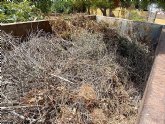 Los agricultores depositan ms de 47 toneladas de restos de poda en el contenedor y ayudan a mantener el aire ms limpio