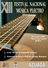 XIII Festival Nacional de M�sica Plectro en Azuaga 28/10/2023