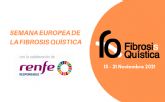 RENFE ayuda a visibilizar la Fibrosis Qustica con motivo de la Semana Europea de esta enfermedad