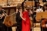 La violinista Lina Tur actúa este viernes en Murcia junto a la Orquesta Sinfónica de la Región y bajo la batuta de Nuno Coelho