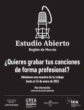 Cultura ampla el plazo para presentar propuestas al programa que facilita a solistas y grupos grabar sus trabajos en un estudio profesional