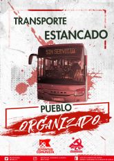 El Partido Comunista y la Juventud Comunista inician una campaña en defensa del transporte pblico en la Regin de Murcia