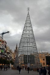 As son las luces de Navidad en Sevilla.2021