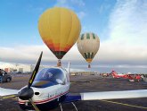 El aerdromo Los Garranchos acogi ayer el Da Aeronutico